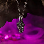 Elfbeads Crystalwood Dragon silver sterling-silver Medallion by The Alternative Bead. Your official Elfbeads Retailer from Germany