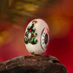 Elfbeads The Favorite Tree of Christmas silver; white glass Bead by The Alternative Bead. Your official Elfbeads Retailer from Germany