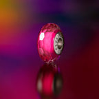 Elfbeads Fuchsia Fractal pink glass Bead by The Alternative Bead. Your official Elfbeads Retailer from Germany