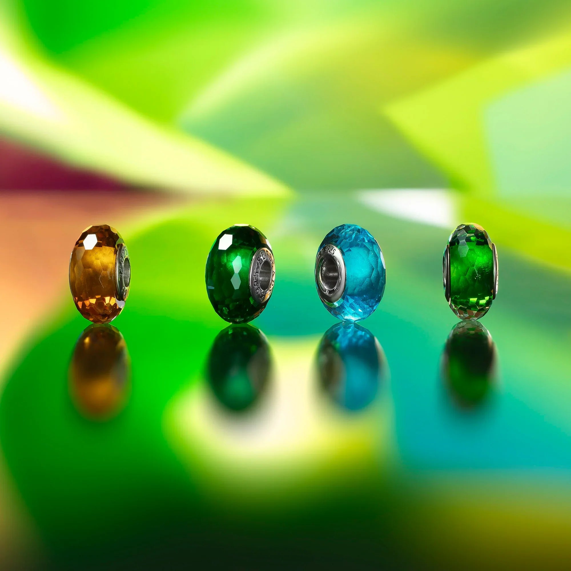 Elfbeads Ocean Blue Fractal blue glass Bead by The Alternative Bead. Your official Elfbeads Retailer from Germany