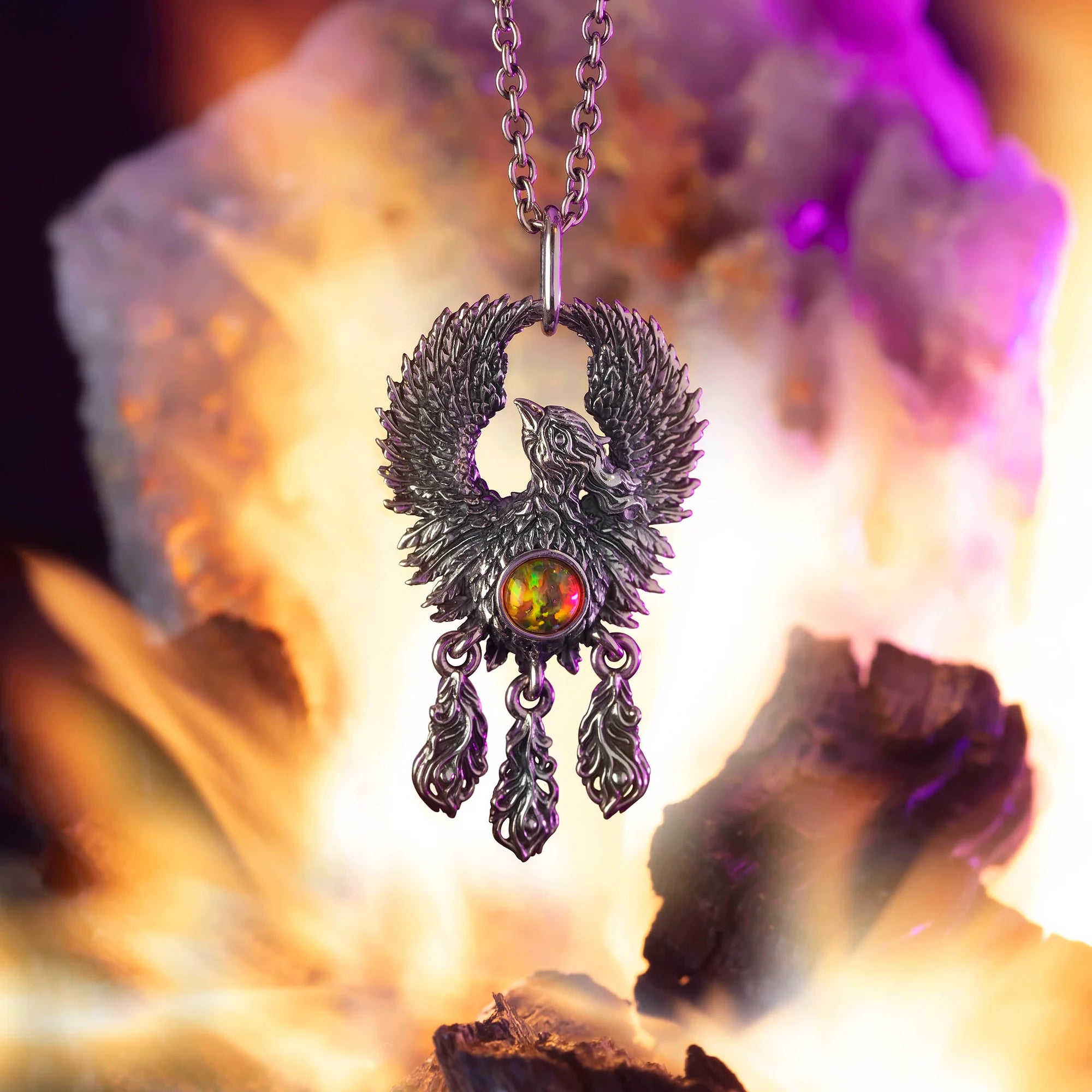 Elfbeads Wings of Rebirth silver sterling-silver Medallion by The Alternative Bead. Your official Elfbeads Retailer from Germany