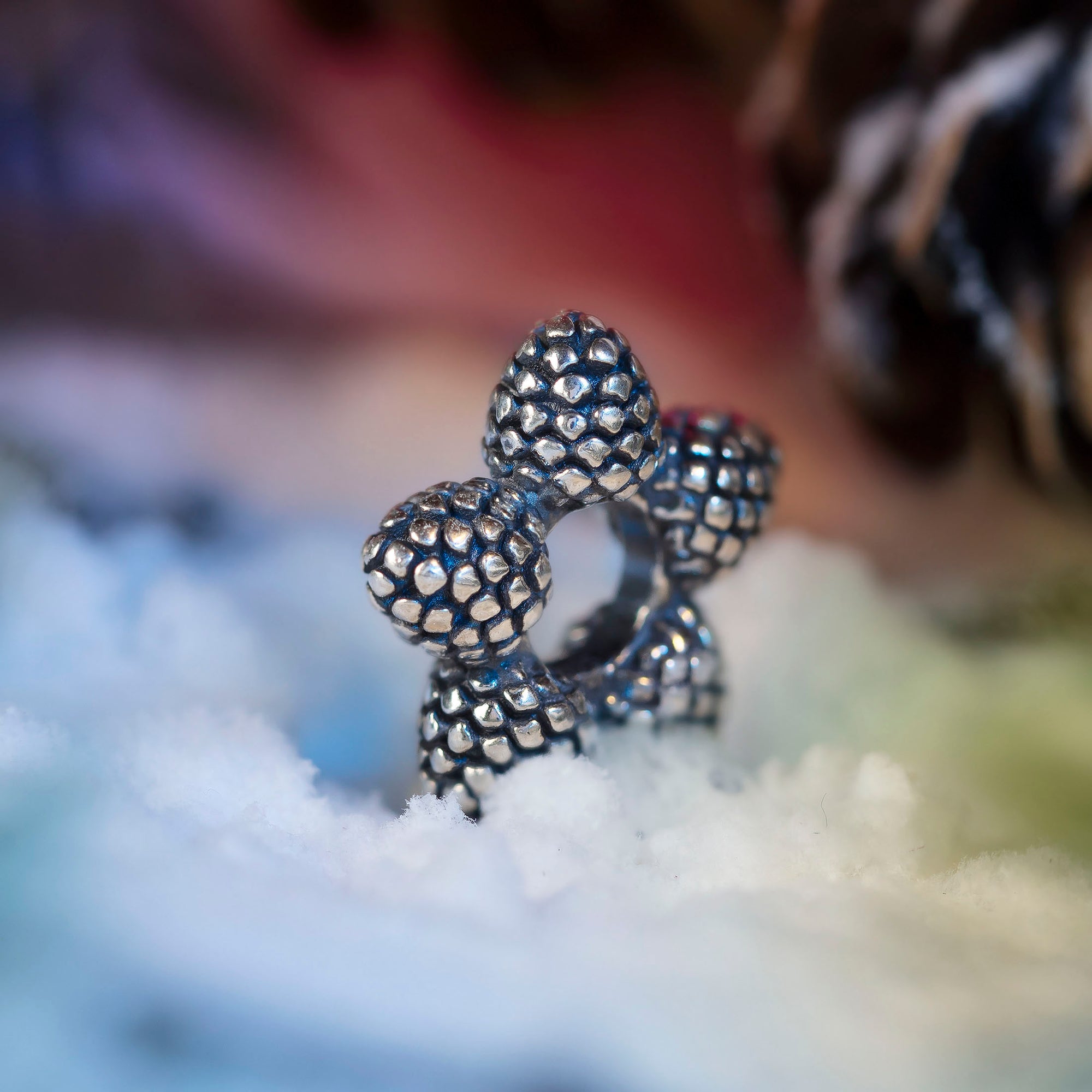 Elfbeads Pinecones V2 silver sterling-silver Bead by The Alternative Bead. Your official Elfbeads Retailer from Germany