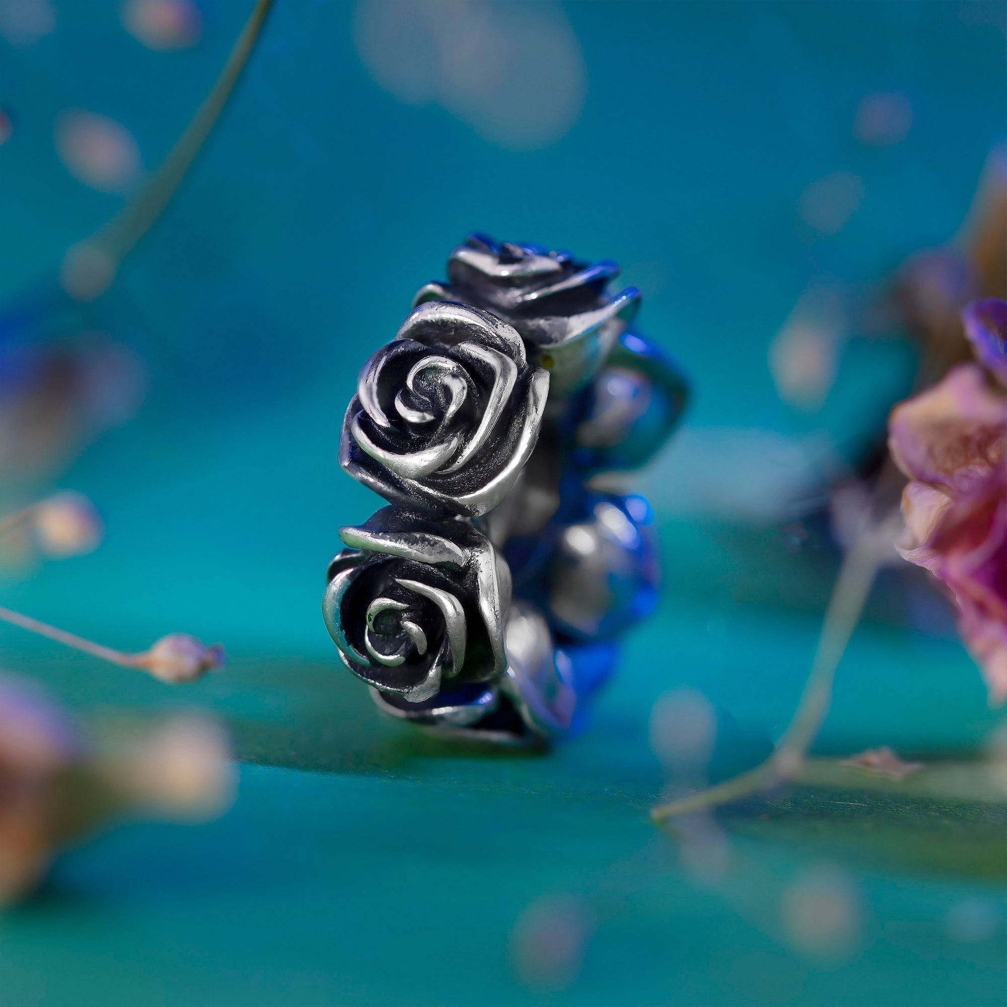 Elfbeads Roses V2 silver sterling-silver Spacer by The Alternative Bead. Your official Elfbeads Retailer from Germany