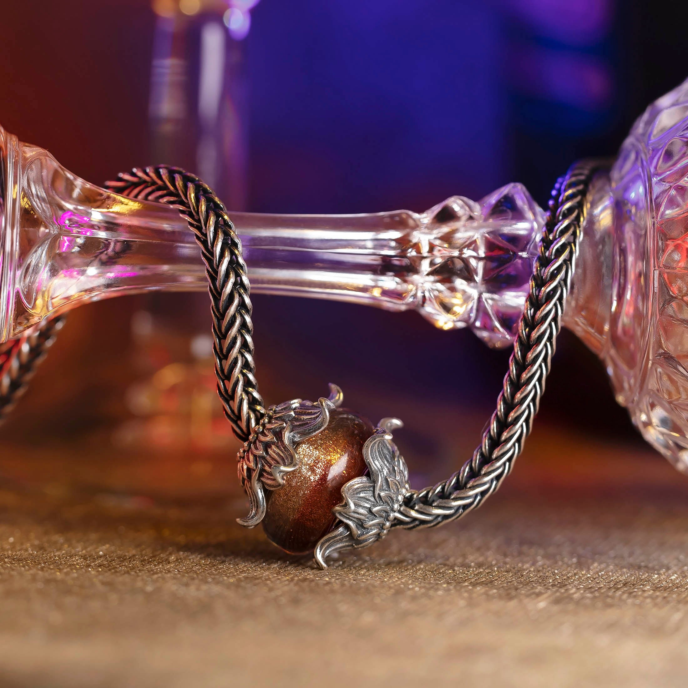 Elfbeads Champagne Spark gold glass Bead by The Alternative Bead. Your official Elfbeads Retailer from Germany