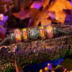 Elfbeads Golden Meadow Waltz orange glass Bead by The Alternative Bead. Your official Elfbeads Retailer from Germany