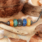 Elfbeads Coral Wave Petals orange; yellow glass Bead by The Alternative Bead. Your official Elfbeads Retailer from Germany