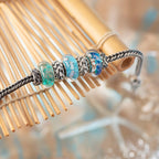 Elfbeads Tropical Bay Waves blue glass Bead by The Alternative Bead. Your official Elfbeads Retailer from Germany