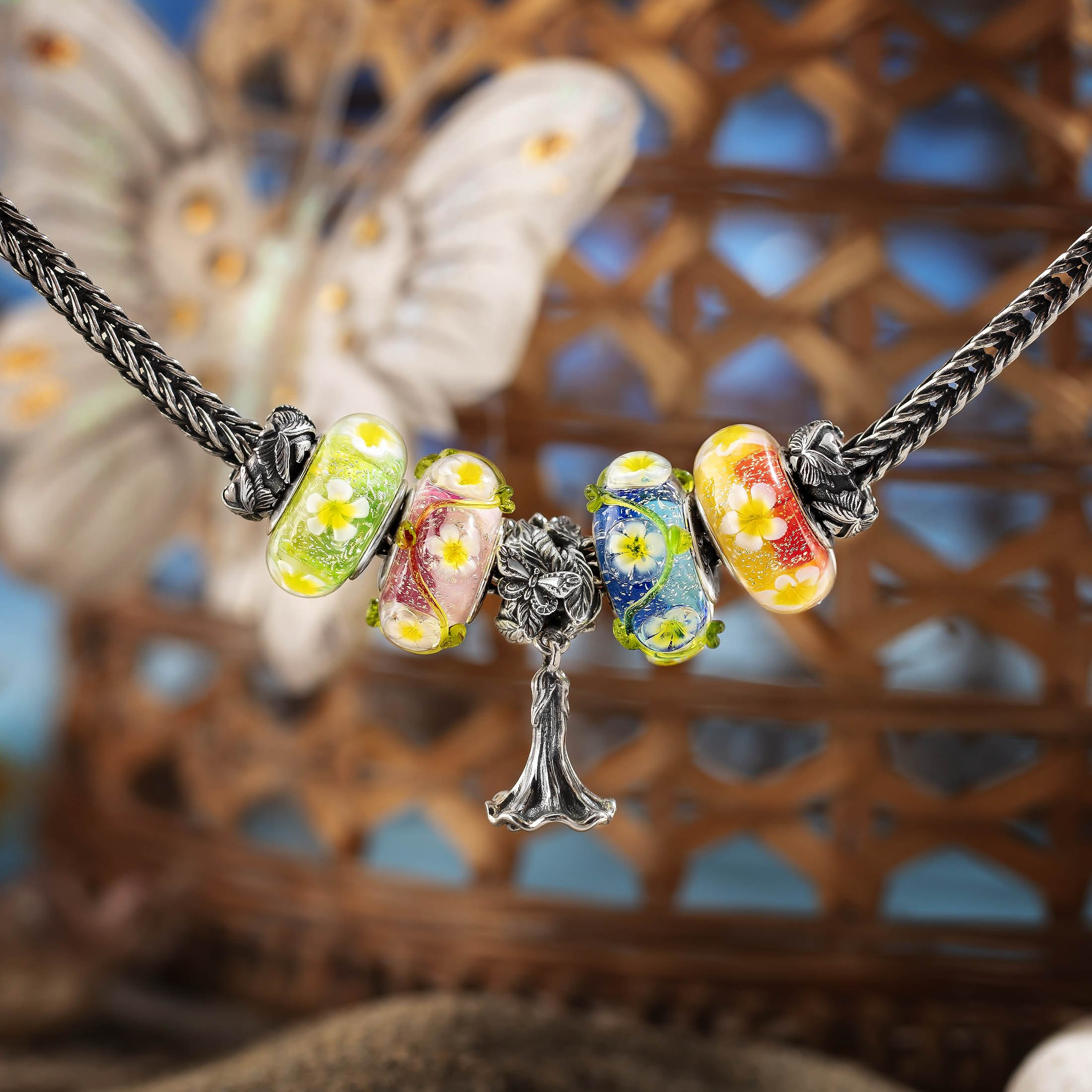 Elfbeads Citrus Grove yellow; orange glass Bead by The Alternative Bead. Your official Elfbeads Retailer from Germany