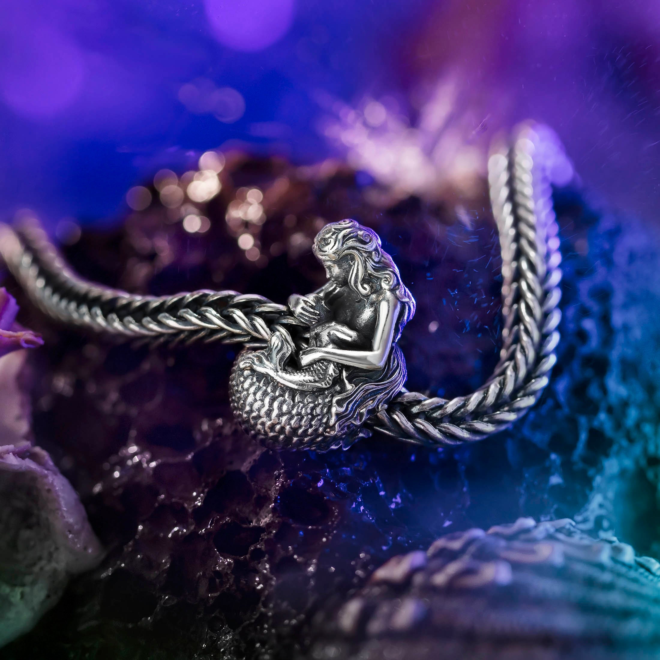 Elfbeads The Mermaid Mother silver sterling-silver Bead by The Alternative Bead. Your official Elfbeads Retailer from Germany