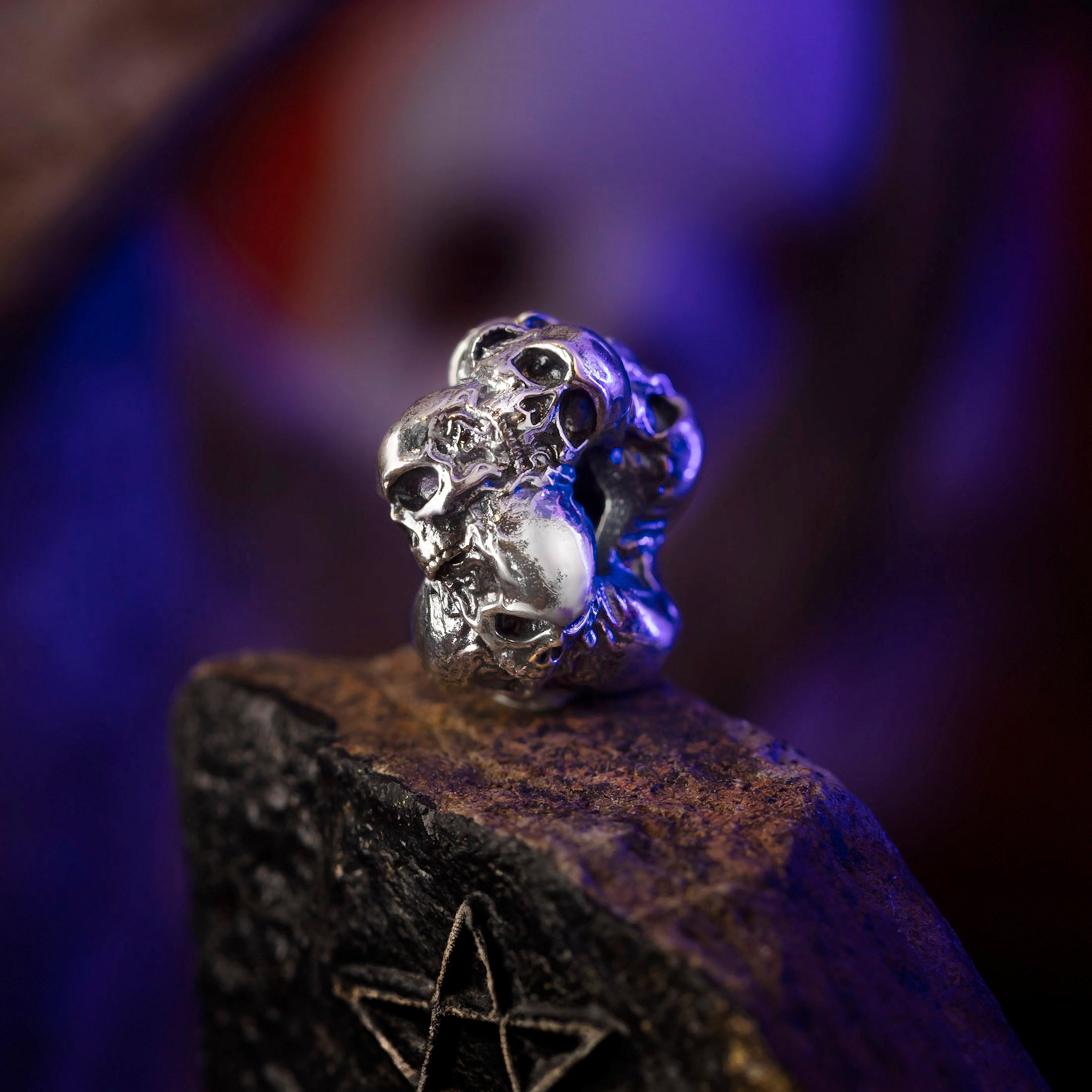 Elfbeads Skullfog silver sterling-silver Bead by The Alternative Bead. Your official Elfbeads Retailer from Germany