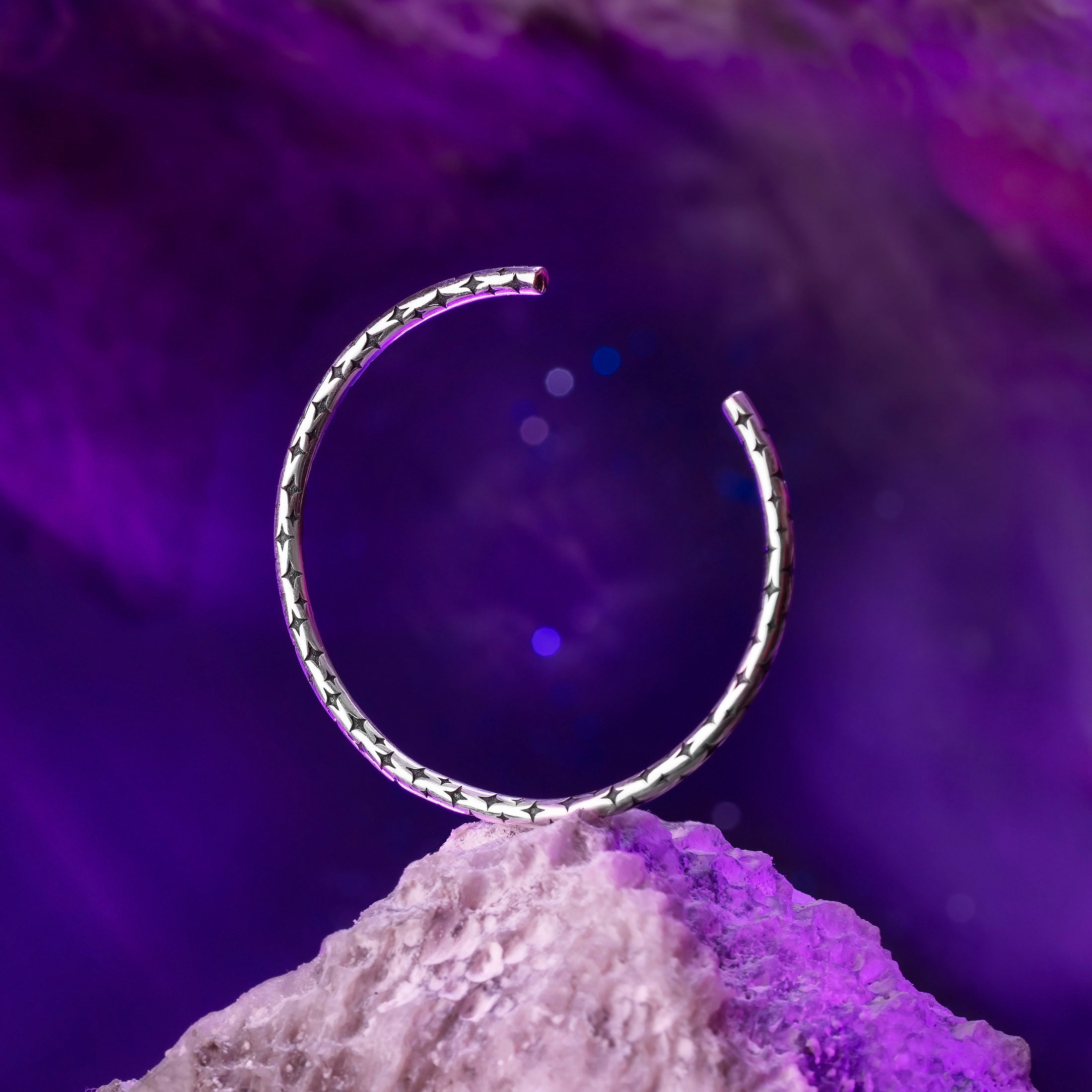 Elfbeads Star Bangle silver sterling-silver Bangle by The Alternative Bead. Your official Elfbeads Retailer from Germany