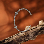 Elfbeads Wood Bangle silver sterling-silver Bangle by The Alternative Bead. Your official Elfbeads Retailer from Germany