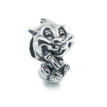 The Alternative Bead: Aurora Charm - Fever the Beaver Charm Sterling Silver Charm Picture 4