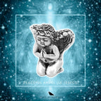 Black Raven Beads Peaceful Angel (LE 125pcs) silver sterling-silver Charm by The Alternative Bead. Your official Black Raven Beads Retailer from Germany