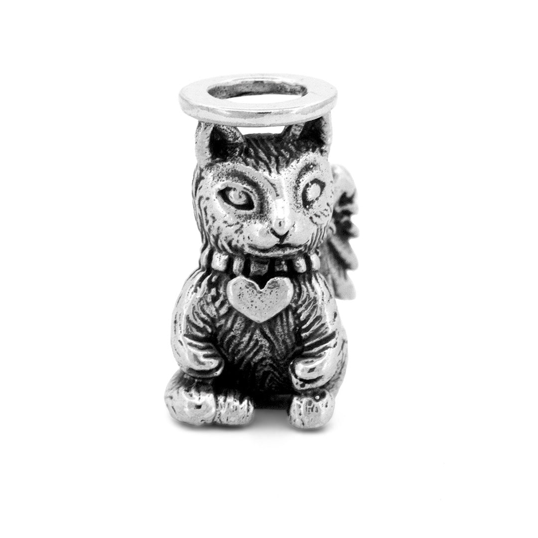 Black Raven Beads Spirit Cat silver sterling-silver Charm by The Alternative Bead. Your official Black Raven Beads Retailer from Germany