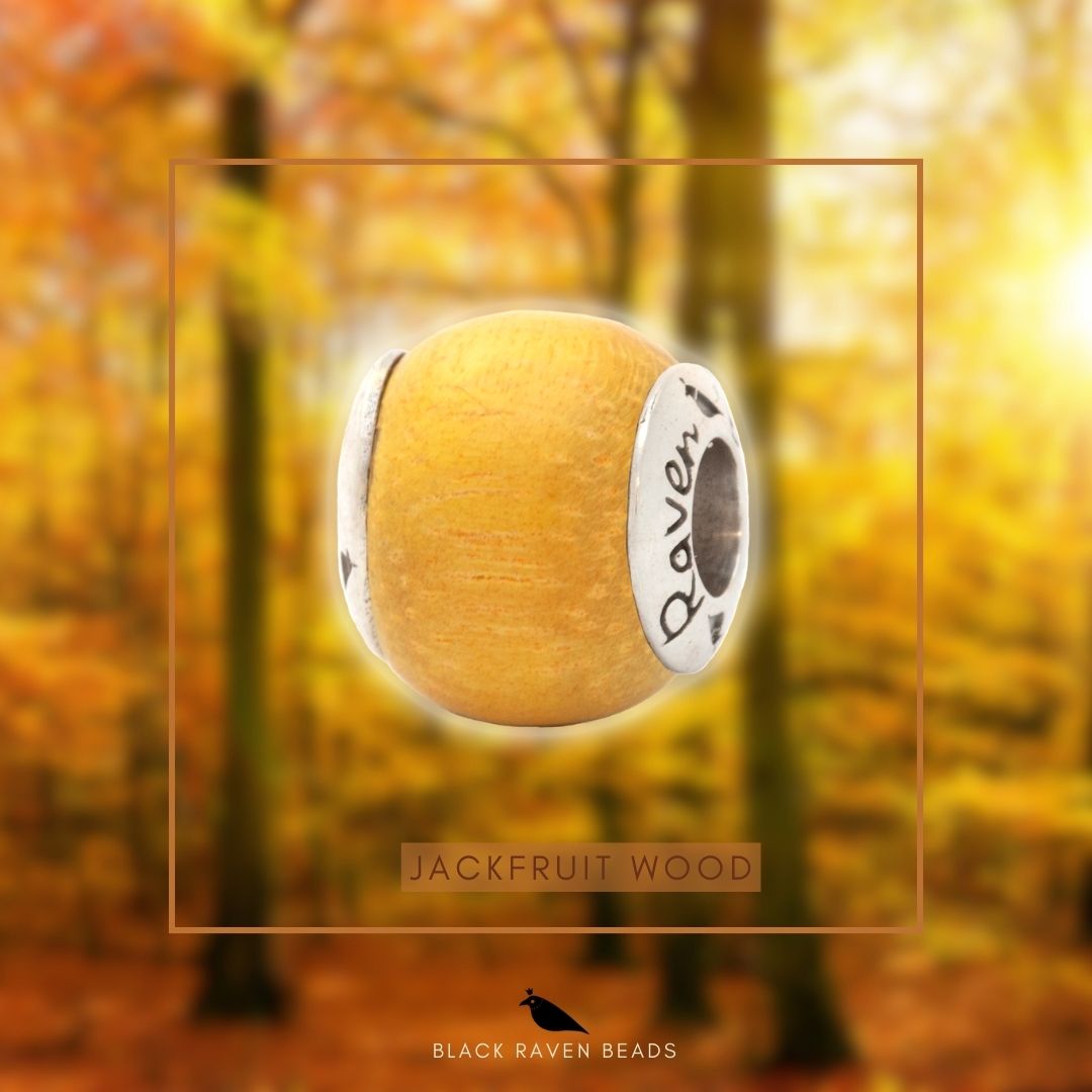 Black Raven Beads Jackfruit Wood Charm by The Alternative Bead. Your official Black Raven Beads Retailer from Germany