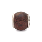 Black Raven Beads Champora Wood silver and brown sterling-silver and wood Charm by The Alternative Bead. Your official Black Raven Beads Retailer from Germany