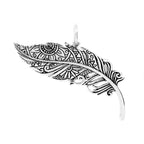 Black Raven Beads Summer Feather Pendant silver sterling-silver Dangle by The Alternative Bead. Your official Black Raven Beads Retailer from Germany