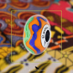 Black Raven Beads Rural LE orange and green and blue glass Charm by The Alternative Bead. Your official Black Raven Beads Retailer from Germany