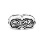 Black Raven Beads Scuba mask silver sterling-silver Charm by The Alternative Bead. Your official Black Raven Beads Retailer from Germany