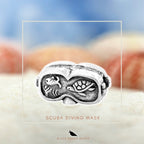 Black Raven Beads Scuba mask silver sterling-silver Charm by The Alternative Bead. Your official Black Raven Beads Retailer from Germany