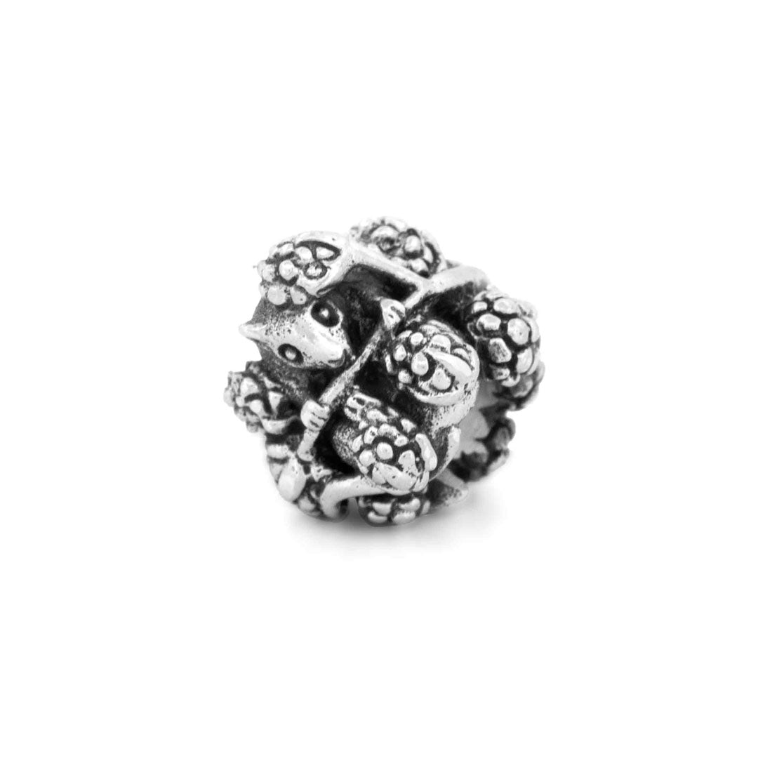 Black Raven Beads Blackberry Mouse silver sterling-silver Charm by The Alternative Bead. Your official Black Raven Beads Retailer from Germany