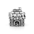 Black Raven Beads Fireplace silver sterling-silver Charm by The Alternative Bead. Your official Black Raven Beads Retailer from Germany
