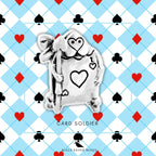 Black Raven Beads Card Soldier silver sterling-silver Charm by The Alternative Bead. Your official Black Raven Beads Retailer from Germany