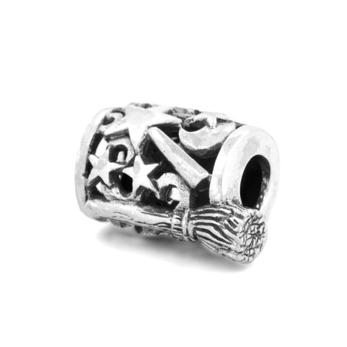 Black Raven Beads Witch tools silver sterling-silver Charm by The Alternative Bead. Your official Black Raven Beads Retailer from Germany