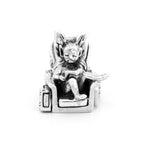 Black Raven Beads Book Reading Fairy silver sterling-silver Charm by The Alternative Bead. Your official Black Raven Beads Retailer from Germany