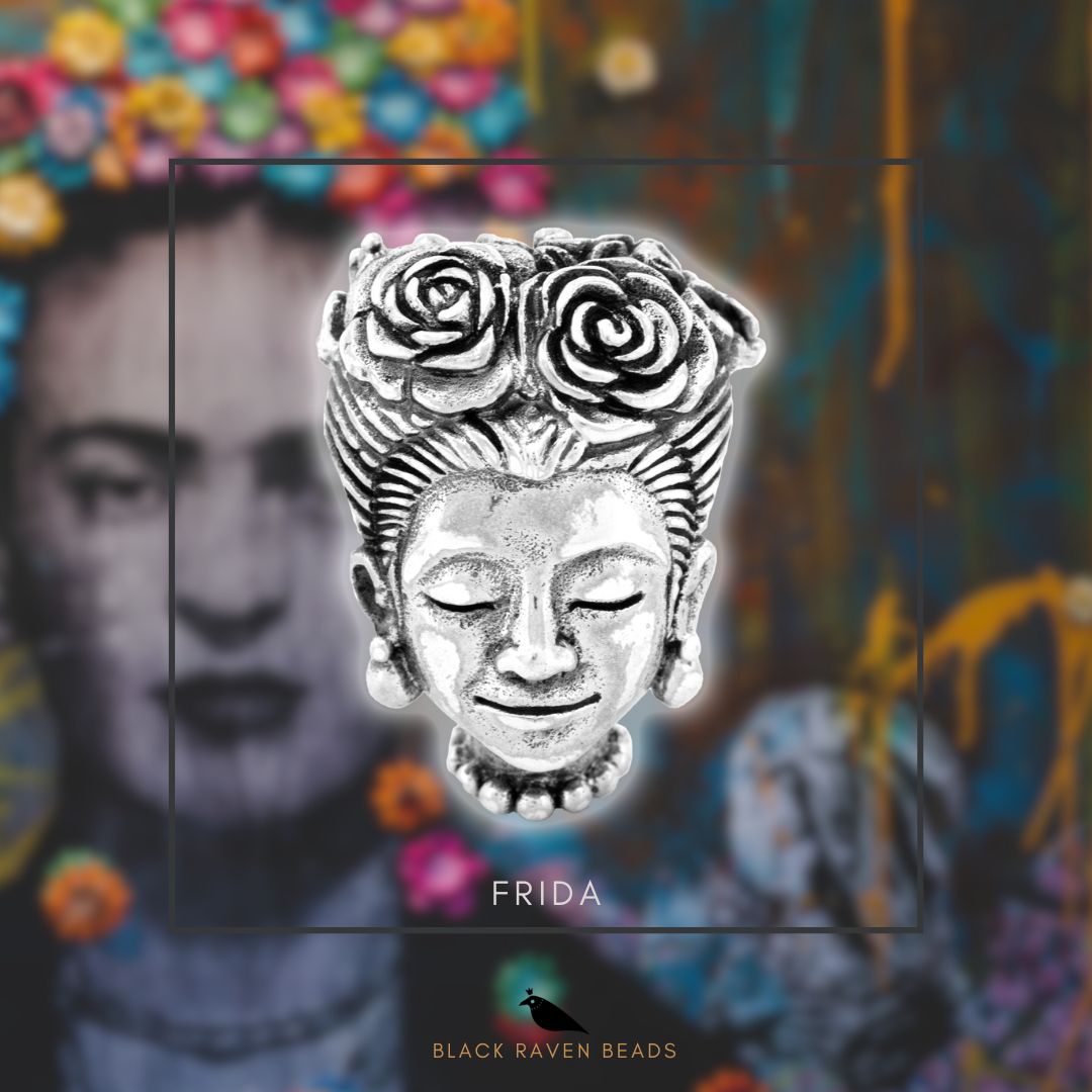 Black Raven Beads Frida silver sterling-silver Charm by The Alternative Bead. Your official Black Raven Beads Retailer from Germany