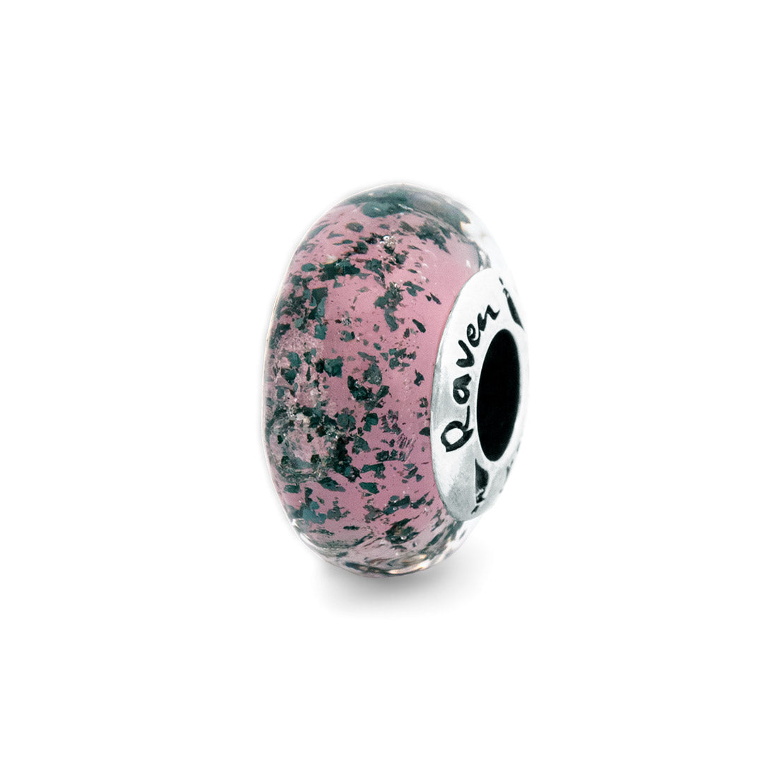 Black Raven Beads Emit Love 2.0 pink glass Charm by The Alternative Bead. Your official Black Raven Beads Retailer from Germany