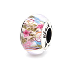 Black Raven Beads Emit Peace (LE 50) pink and purple glass Charm by The Alternative Bead. Your official Black Raven Beads Retailer from Germany