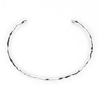 Black Raven Beads Bangle Hammered silver sterling-silver Bangle by The Alternative Bead. Your official Black Raven Beads Retailer from Germany