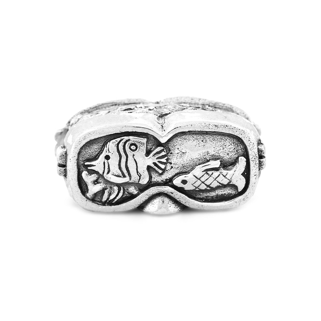 Black Raven Beads Scuba mask silver sterling-silver Charm by The Alternative Bead. Your official Black Raven Beads Retailer from Germany