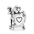 Black Raven Beads Card Soldier silver sterling-silver Charm by The Alternative Bead. Your official Black Raven Beads Retailer from Germany