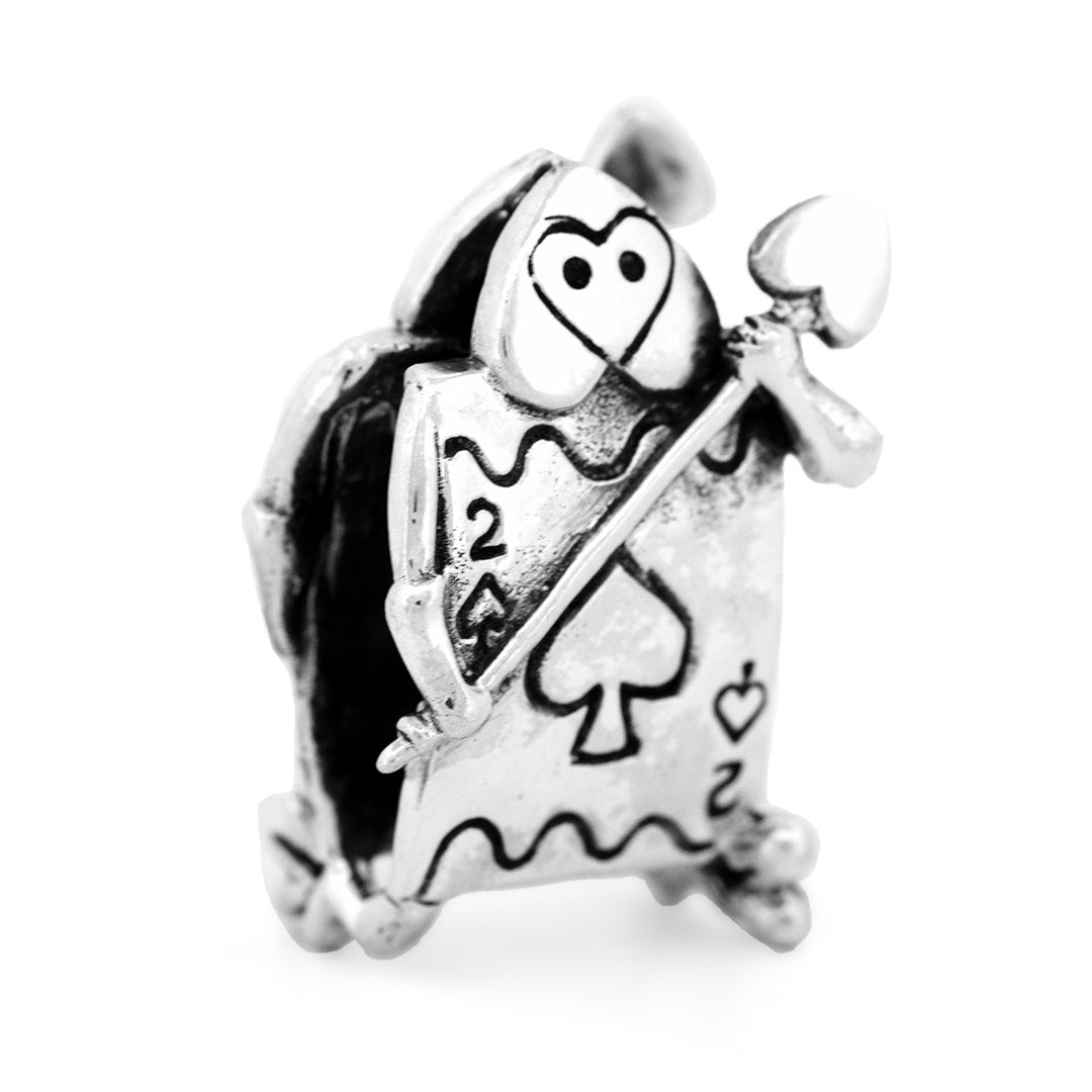 Black Raven Beads Card Soldier silver sterling-silver Charm by The Alternative Bead. Your official Black Raven Beads Retailer from Germany