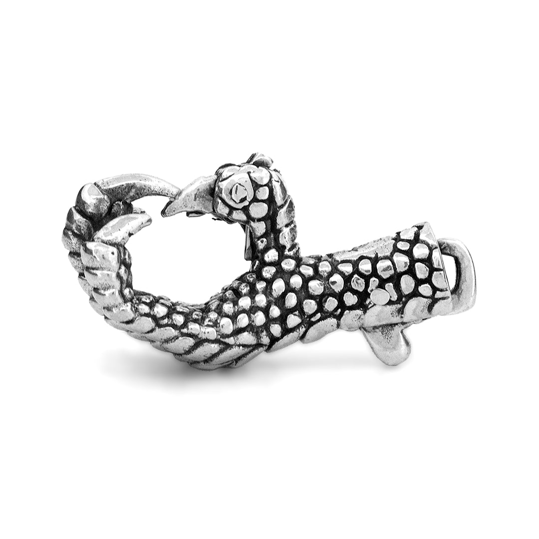 Black Raven Beads Raven Claw Lock silver sterling-silver Lock by The Alternative Bead. Your official Black Raven Beads Retailer from Germany