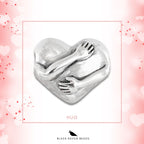 Black Raven Beads Hug silver sterling-silver Charm by The Alternative Bead. Your official Black Raven Beads Retailer from Germany