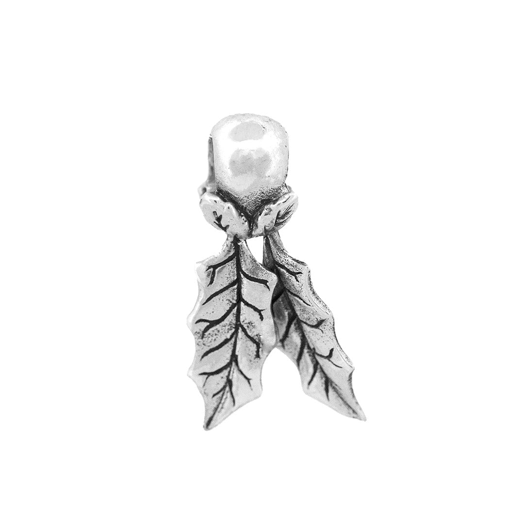 Black Raven Beads Holly silver sterling-silver Charm by The Alternative Bead. Your official Black Raven Beads Retailer from Germany