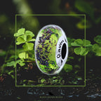 Black Raven Beads Emit Luck 2.0 green glass Charm by The Alternative Bead. Your official Black Raven Beads Retailer from Germany