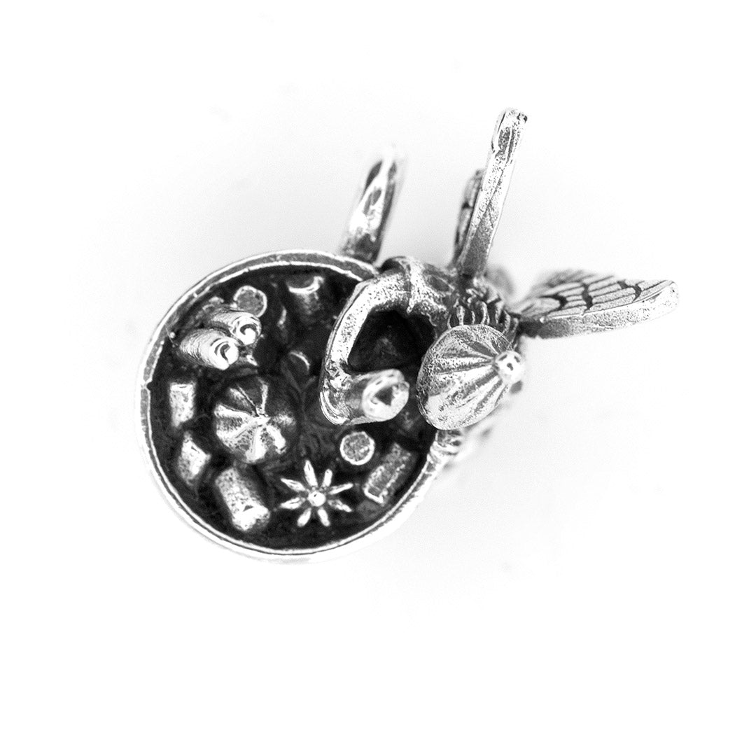 Black Raven Beads Hot Chocolate Fairy silver sterling-silver Charm by The Alternative Bead. Your official Black Raven Beads Retailer from Germany