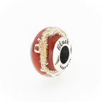 Black Raven Beads Hot Broth red and brown glass Charm by The Alternative Bead. Your official Black Raven Beads Retailer from Germany