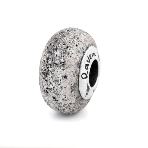 Black Raven Beads Mortar silver and gray glass Charm by The Alternative Bead. Your official Black Raven Beads Retailer from Germany