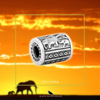 Black Raven Beads African Savanna silver sterling-silver Charm by The Alternative Bead. Your official Black Raven Beads Retailer from Germany