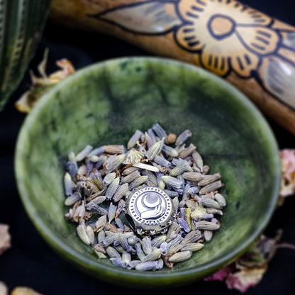 Silver Black Raven Beads Balancing the Light and Dark Sterling Silver Charm by The Alternative Bead 