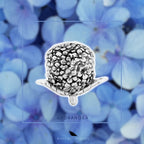 Black Raven Beads Hydrangea silver sterling-silver Charm by The Alternative Bead. Your official Black Raven Beads Retailer from Germany