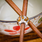 Black Raven Beads Sesame Miso orange and white glass Charm by The Alternative Bead. Your official Black Raven Beads Retailer from Germany