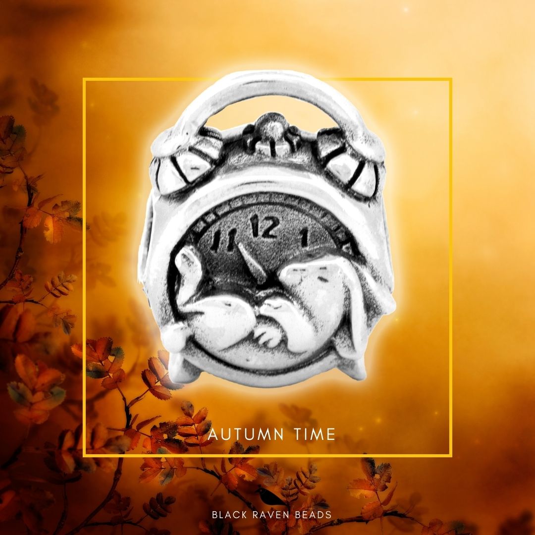 Black Raven Beads Autumn Time silver sterling-silver Charm by The Alternative Bead. Your official Black Raven Beads Retailer from Germany