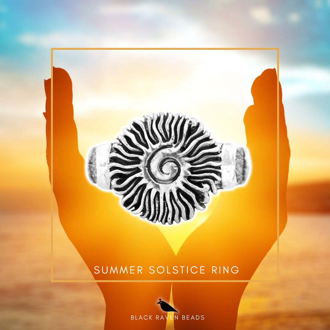 Black Raven Beads Summer Solstice Ring silver sterling-silver Ring by The Alternative Bead. Your official Black Raven Beads Retailer from Germany